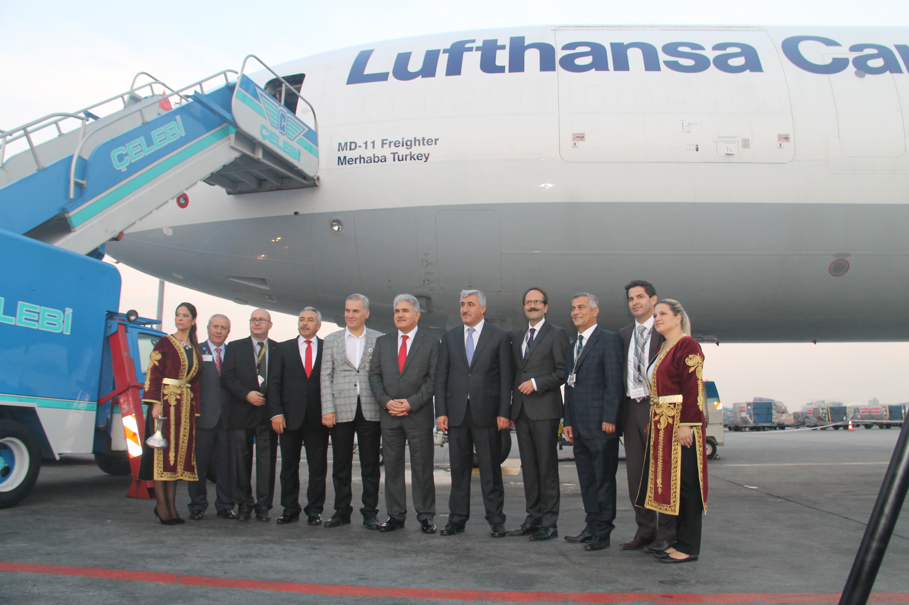 Lufthansa’nın yeni kargo uçağı Merhaba Turkey 11