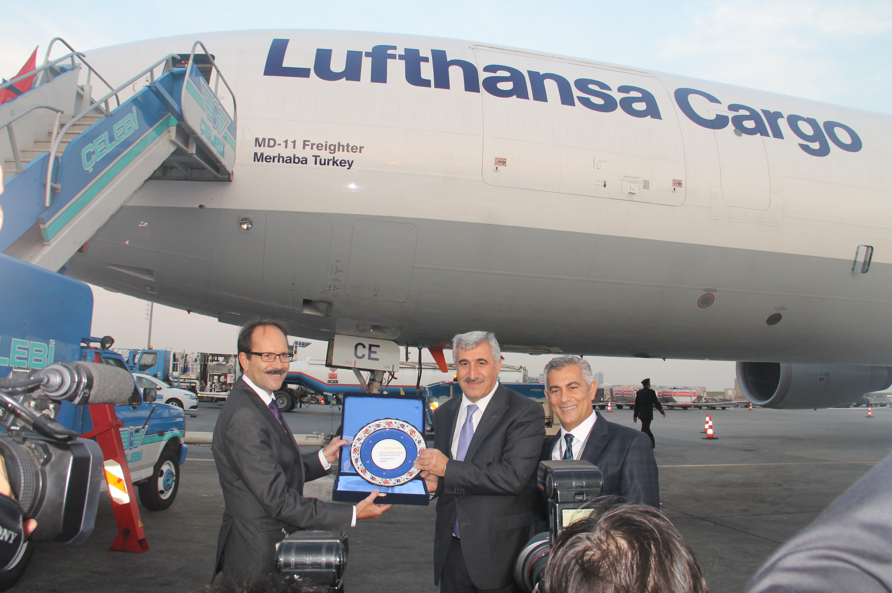 Lufthansa’nın yeni kargo uçağı Merhaba Turkey 7