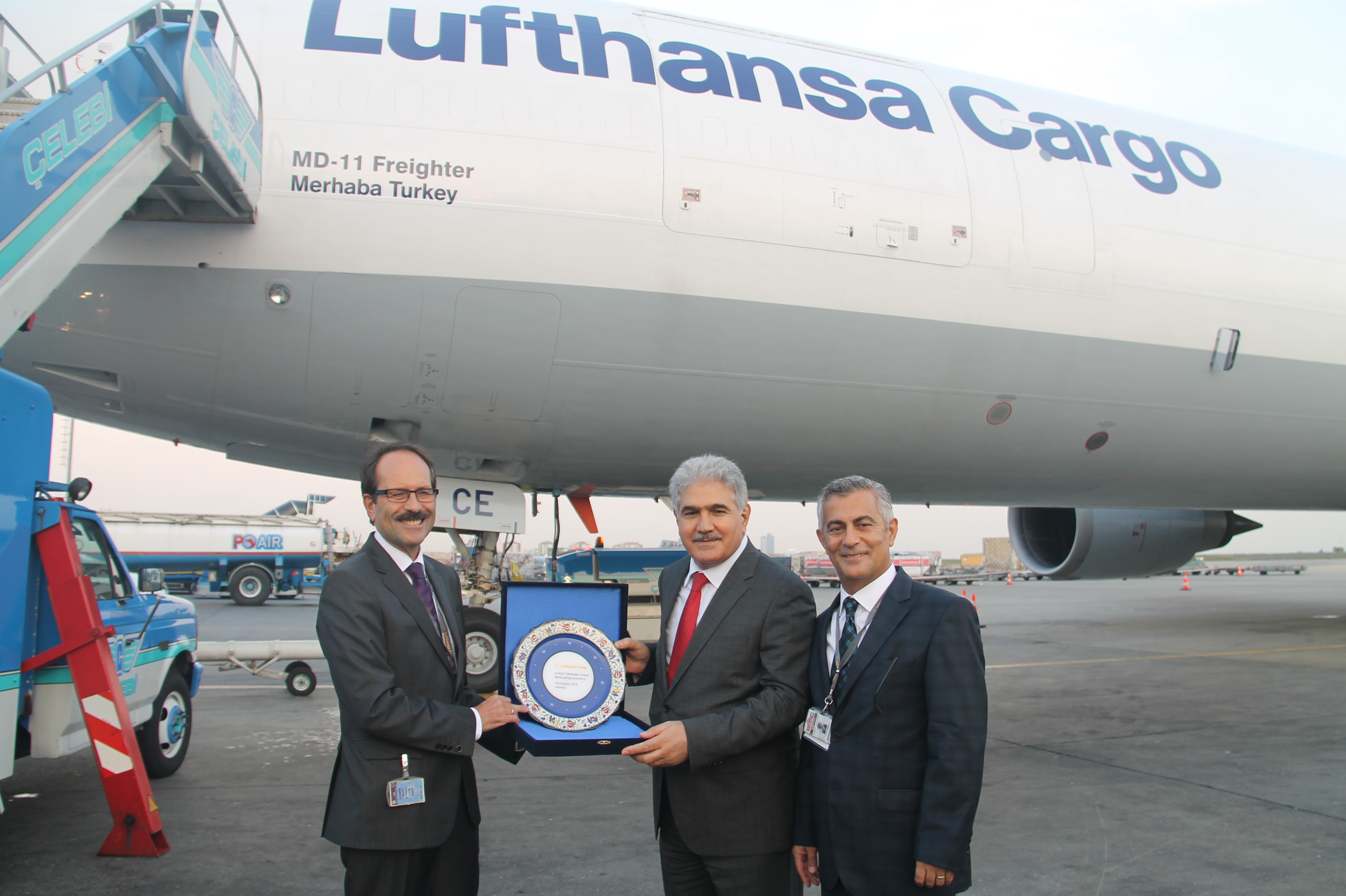 Lufthansa’nın yeni kargo uçağı Merhaba Turkey 9