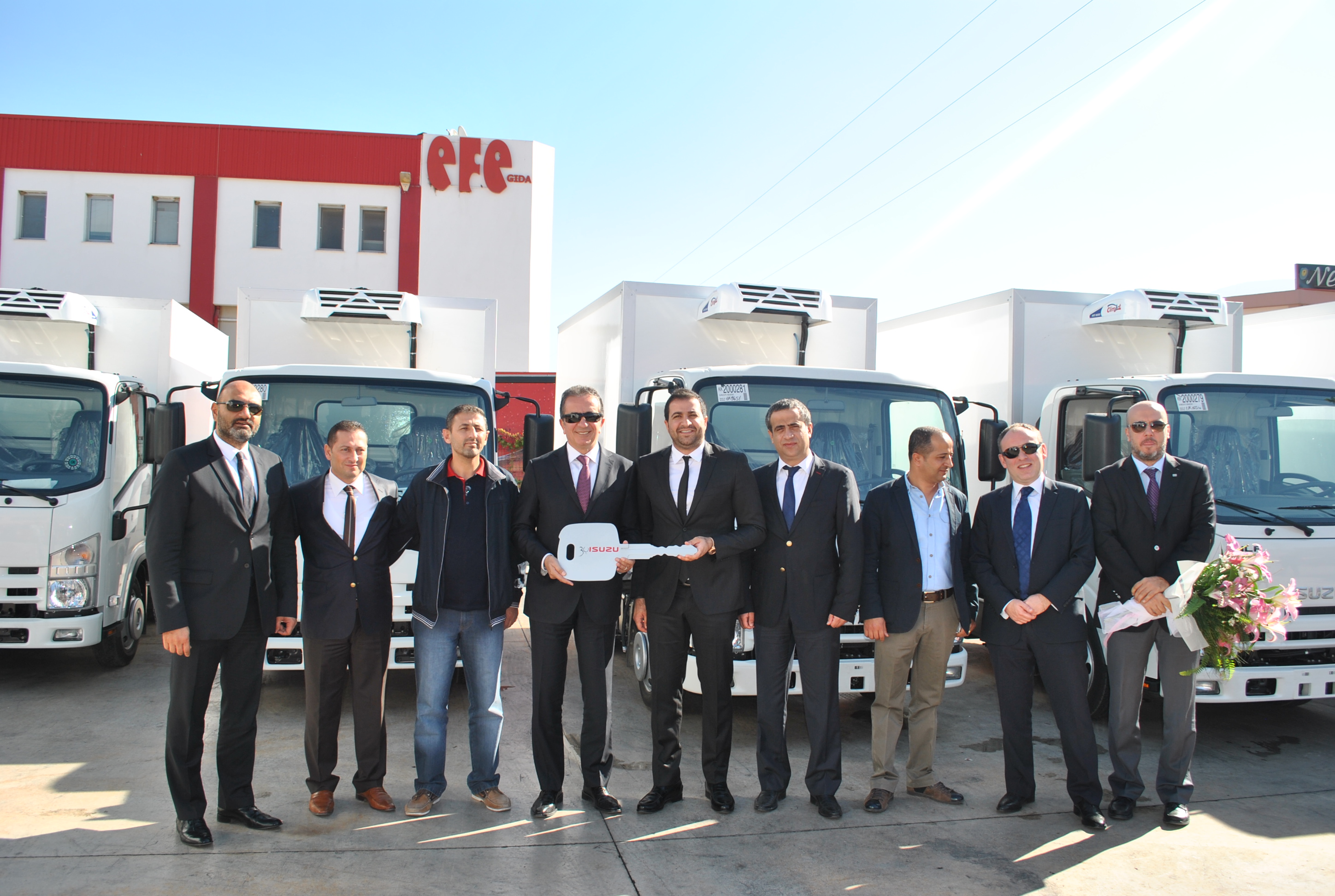 Isuzu araç teslimatlarına damga vurdu 10
