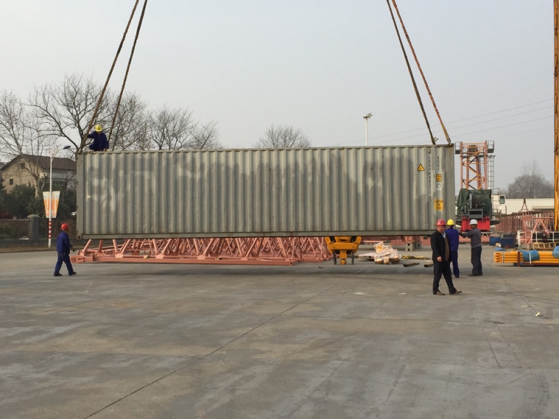 Gama Intermodal, Zoomlion’un dev kule vinçlerini taşıdı 7