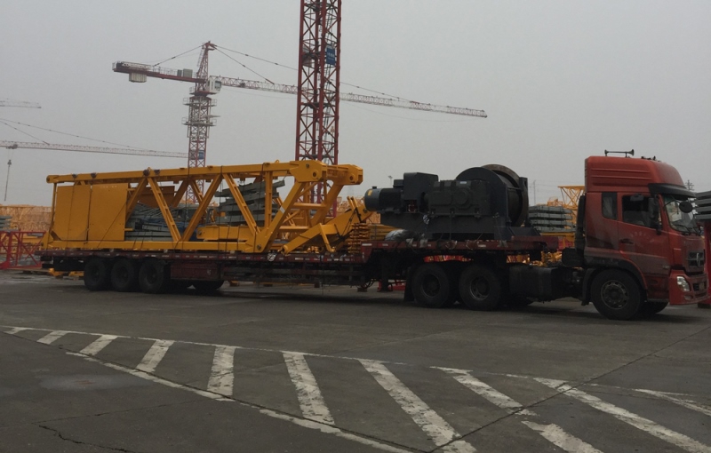 Gama Intermodal, Zoomlion’un dev kule vinçlerini taşıdı 8