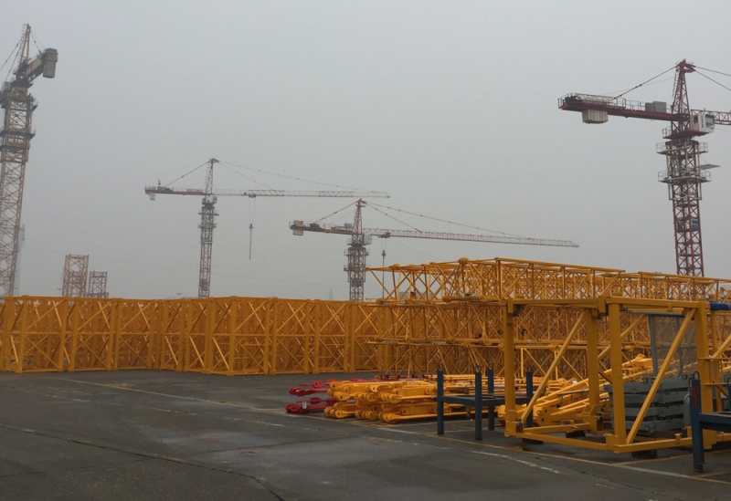 Gama Intermodal, Zoomlion’un dev kule vinçlerini taşıdı 9