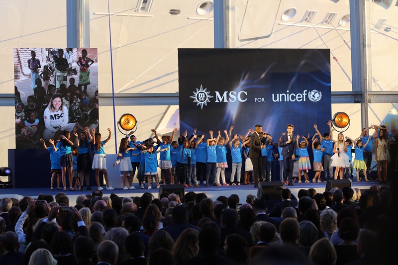 MSC, "Dünyanın 8. harikası"nı denize indirdi 1