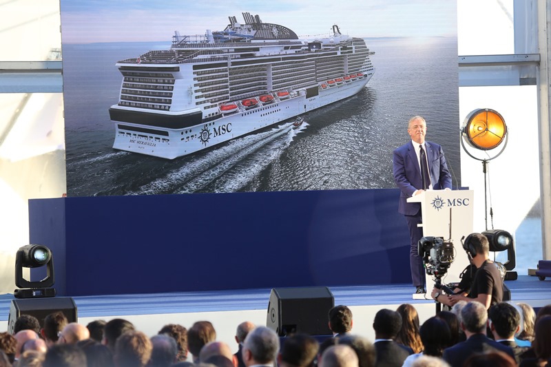 MSC, "Dünyanın 8. harikası"nı denize indirdi 4