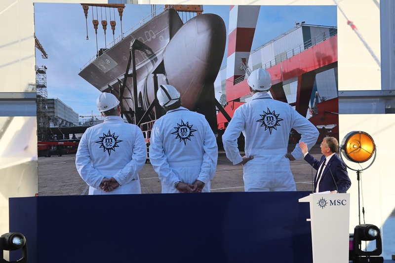 MSC, "Dünyanın 8. harikası"nı denize indirdi 5