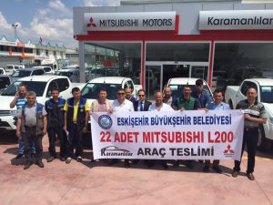 Mitsubishi’den Eskişehir Belediyesi’ne 22 L200