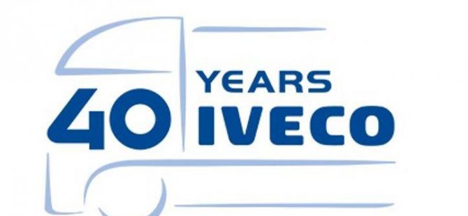 Iveco doğum günü pastasındaki 40 mumu üflüyor