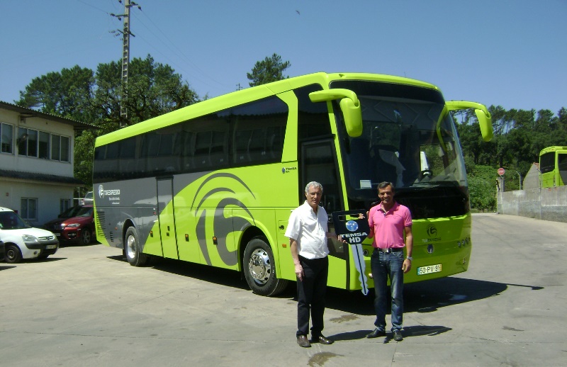 Temsa Euro 6 HD12 Portekiz yollarında