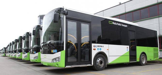 Otokar'ın 142 araçlık dev otobüs filosu  Malta caddelerinde