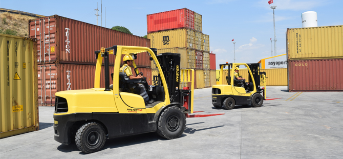 Asyaport, Hyster ile 2.5 milyon TEU'ya yürüyecek