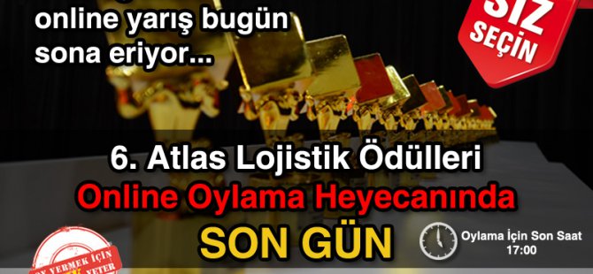 Atlas Lojistik Ödülleri'nde başvuru için son gün