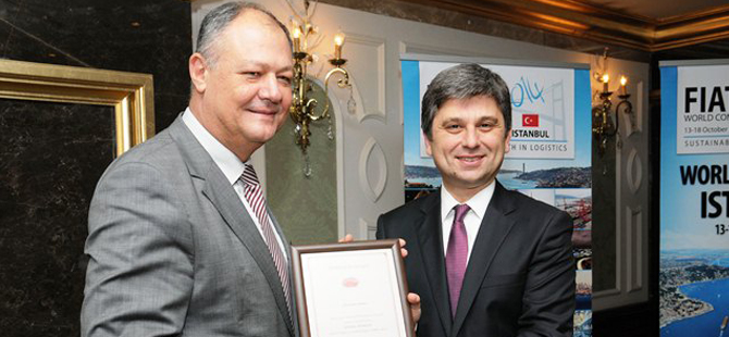 Kosta Sandalcı, FIATA Onur Üyesi oldu