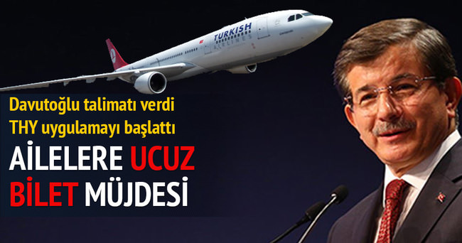 Aileler artık yüzde 20 daha ucuz uçacak
