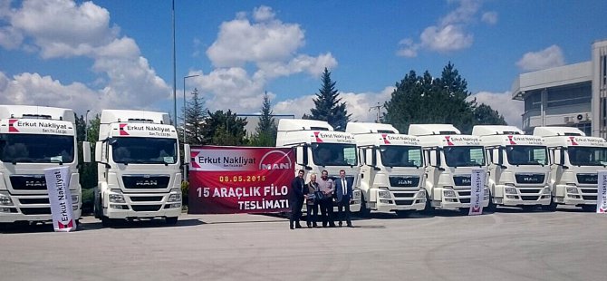 Erkut Nakliyat, 15 MAN ile artık daha güçlü