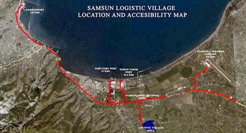 Samsun'u lojistik köy uçuracak