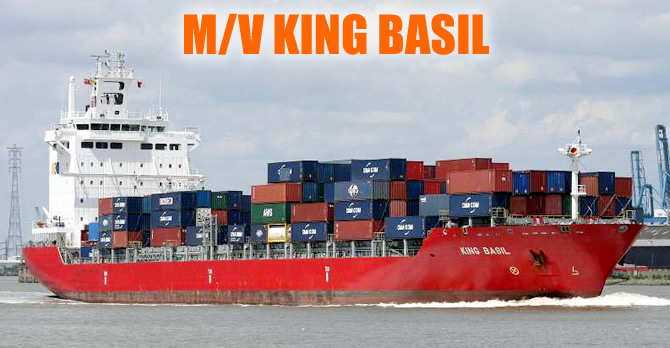 M/V KING BASIL, 6 aylığına Turkon Holding'e kiralandı