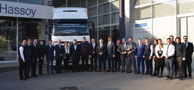 Mercedes’ten Muhammet Gümüştaş’a 200 çekici