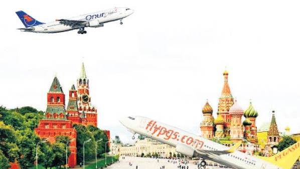 Pegasus ve Onur Air Rusya uçuşlarını durdurdu