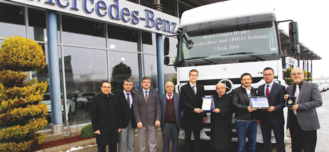Beşler Group 80 Mercedes çekici aldı
