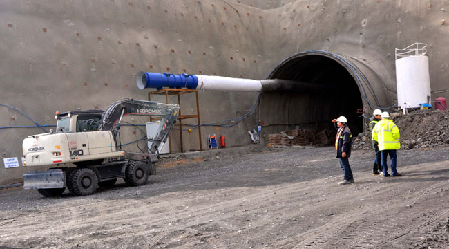 TCDD'nin en uzun tüneli