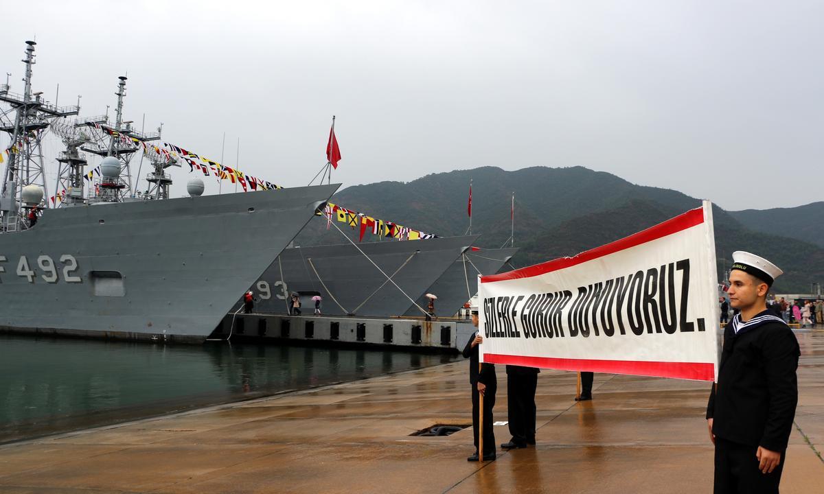 TCG Gemlik okyanusa yenilmedi