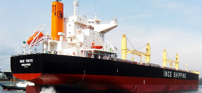 İnce Denizcilik, kuru yük gemisi M/V INCE TOKYO’yu teslim aldı