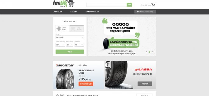 Lastik.com.tr tamamen yenilendi!