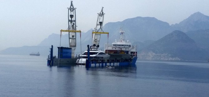 Antalya Limanı'nda görülmemiş operasyon