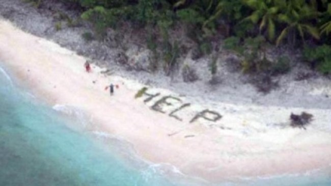 Kayıp denizcileri palmiye yaprakları kurtardı!