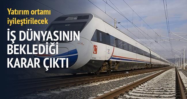 Demiryolunda devlet tekeli kalktı