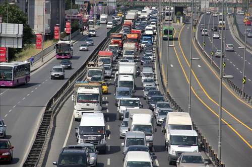 Haliç'te Ankara istikametinde bir şerit kapatıldı