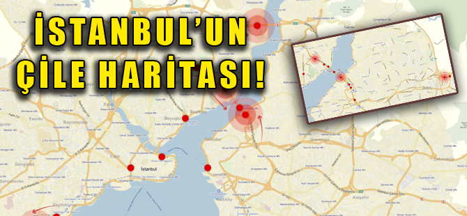 İşte İstanbul trafiğini işkence haline getiren noktalar!