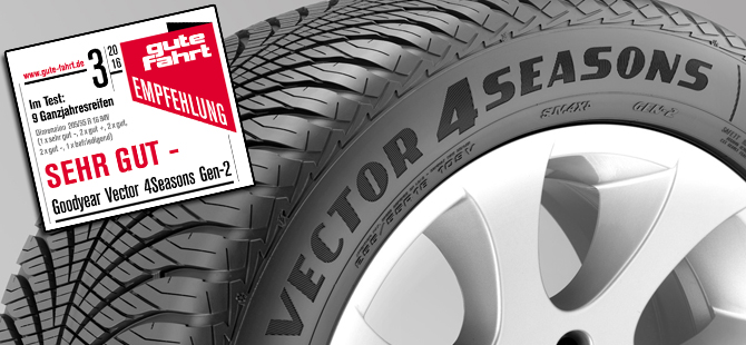 Goodyear Vector 4Seasons “Yenilmez” ilan edildi