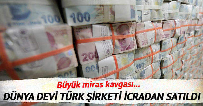 Miras kavgası dünya devini vurdu