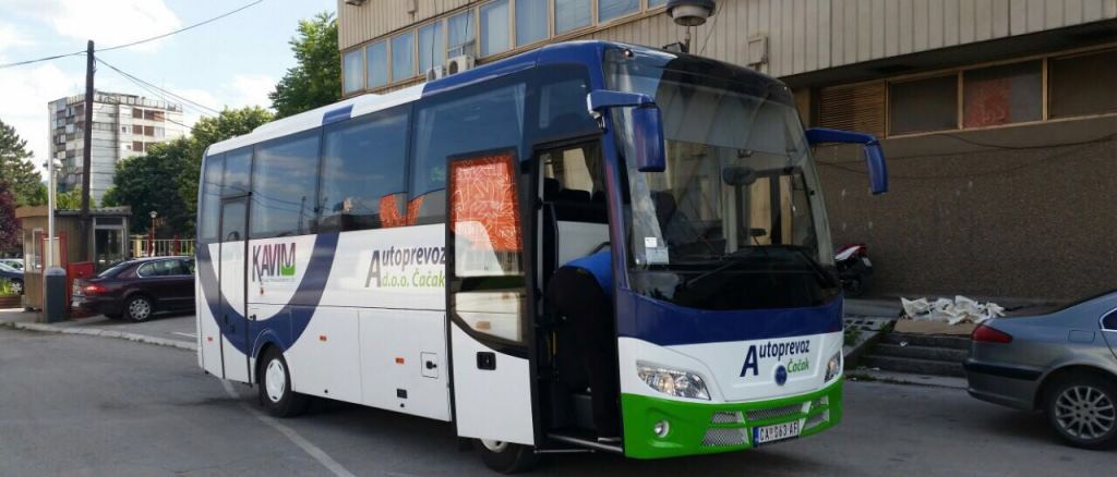 Temsa MD7 araçlar Sırbistan yollarında