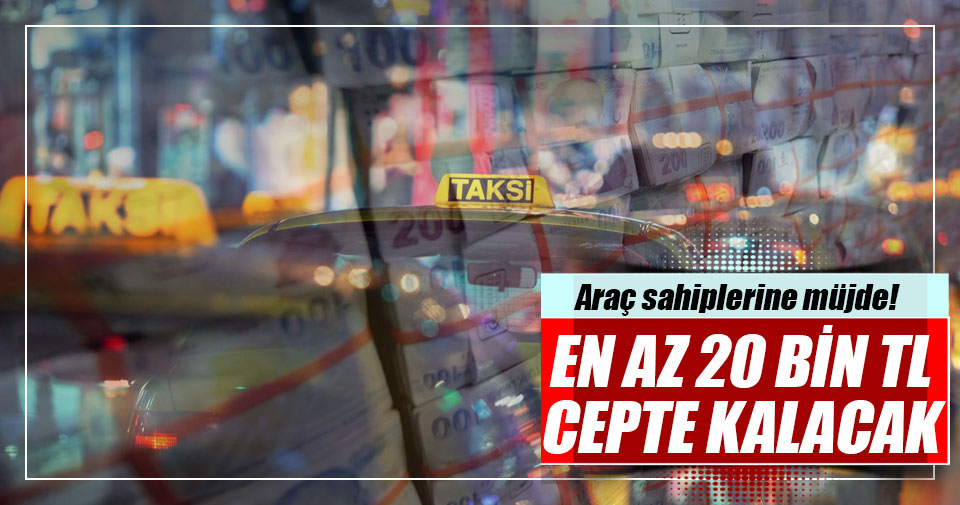 ÖTV muafiyeti en çok taksicileri sevindirecek