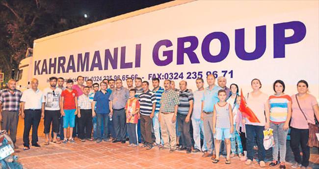 Kahramanlı Lojistik'ten demokratik destek