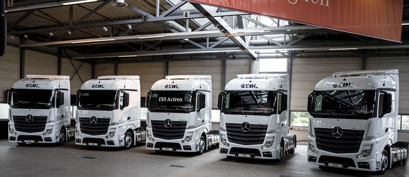 Ekol, Mercedes'ten 150 çekici aldı