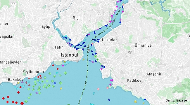 3 şehitli kazayı yapan gemi tam yol seyrine devam etmiş