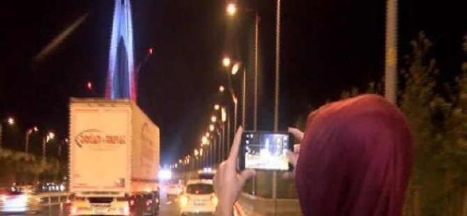 Vatandaşlar köprüye akın etti