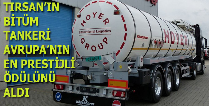 TIRSAN Treyler, Avrupa'nın en prestijli ödülünü kazandı