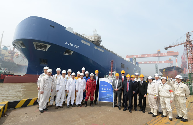 İlk LNG'li car carrier dünya sularında