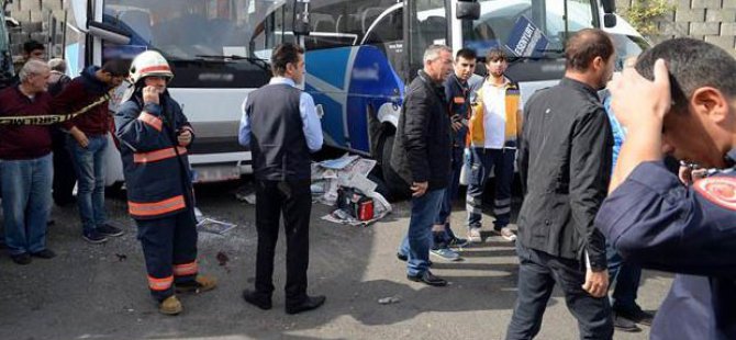 İstanbul Otogarında inanılmaz kaza!