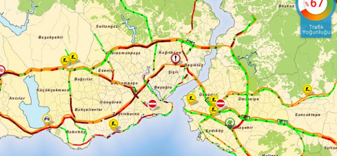 TEM'de trafik durma noktasında!