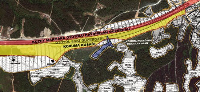 Bakan oğlu, otoyola güzergah değiştirtti!