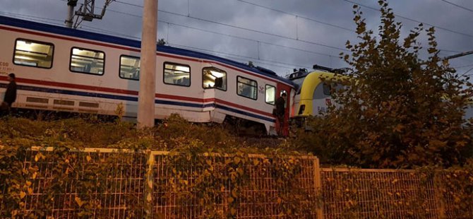 Sapanca'da yük ve yolcu trenleri çarpıştı!