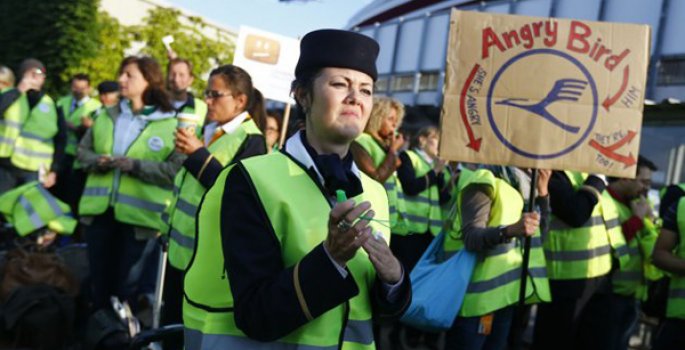 Almanya havayolu şirketlerinde grev