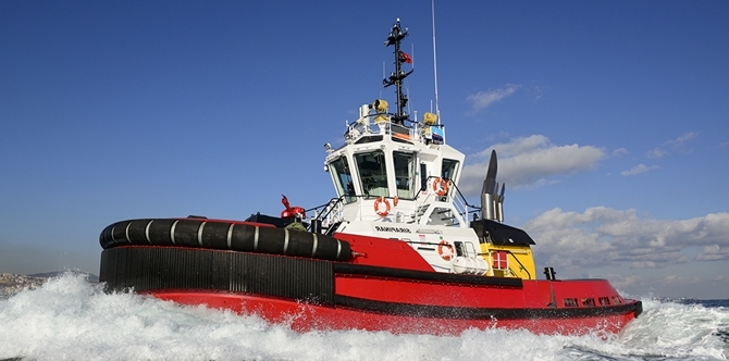 Sanmar, yeni serinin ilk römorkörünü Dubai'ye teslim etti