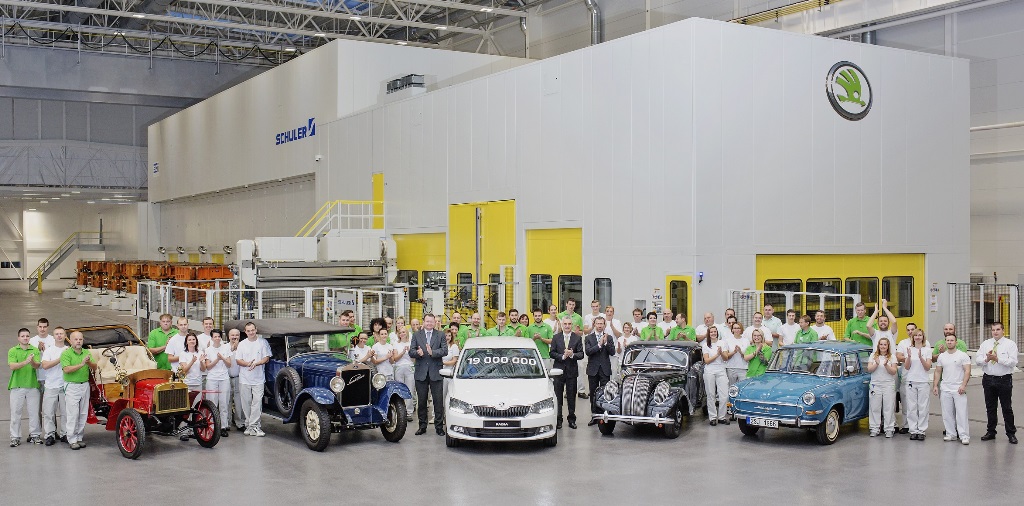 121 yıllık Skoda'dan 19 milyonuncu araç
